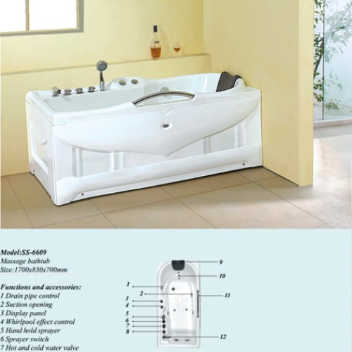 Massage bathtub 6609